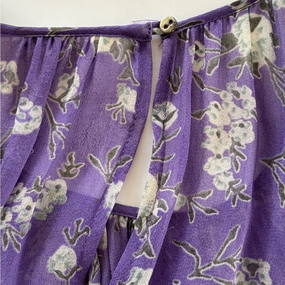 Ulla Johnson Caterina Dress - Iris 100% Silk Size 6 - Picture 8 of 13